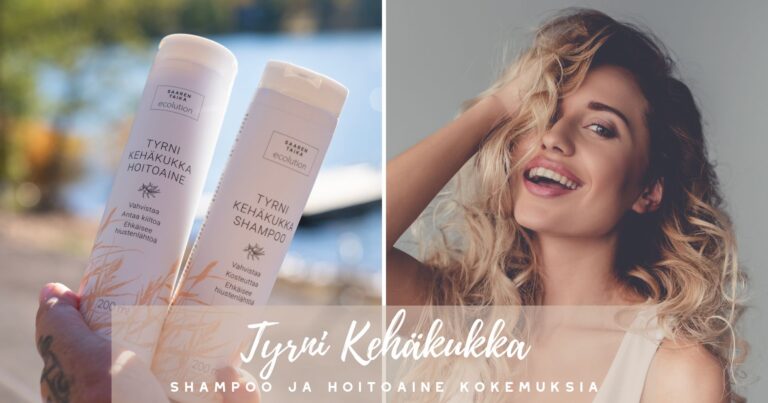 Tyrni Kehäkukka shampoo ja hoitoaine kokemuksia