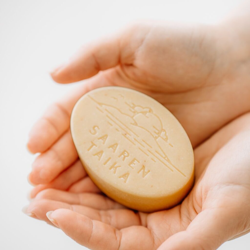 Särkisalon suolasaippua on Auttanut myös iho-ongelmiin ja helpottanut psoria