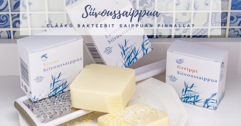 elääkö bakteerit saippuan pinnalla