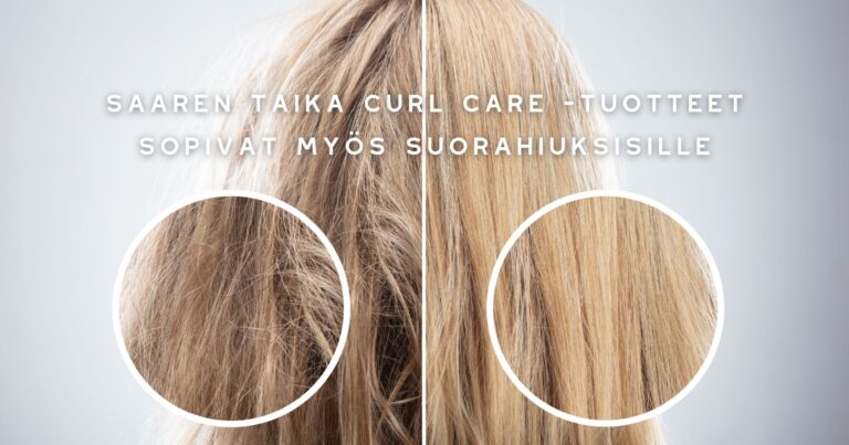 Saaren Taika Curl Care -tuotteet sopivat myös suorahiuksisille