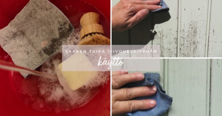 Saaren Taika siivoussaippuan käyttö