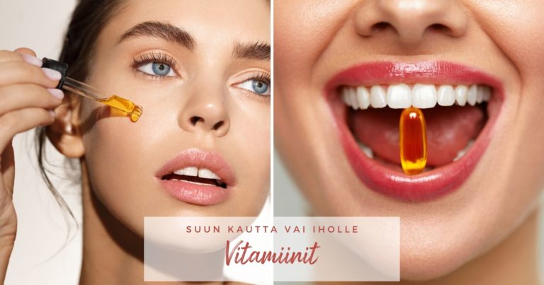 Vaikuttaako ravintoaineet ja vitamiinit paremmin suun kautta vai ihon kautta annosteltuna