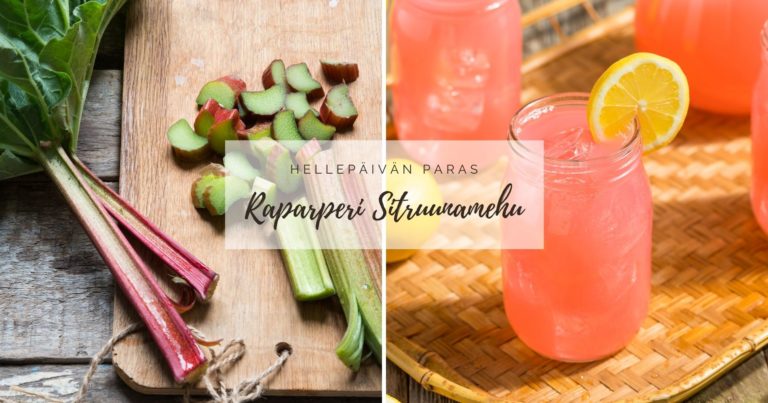 Raparperi Sitruunamehu Sikke Sumari
