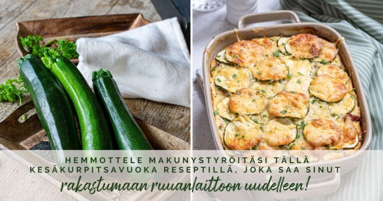 kesäkurpitsavuoka resepti