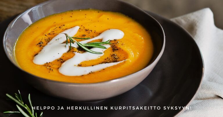 Helppo ja herkullinen kurpitsakeitto syksyyn! (1)