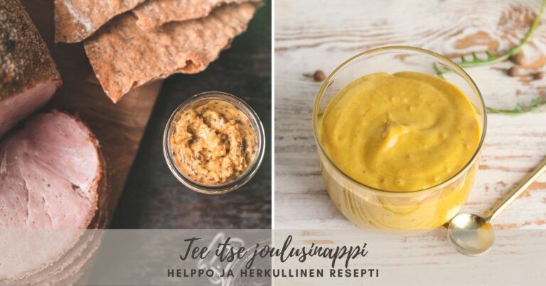 Tee itse joulusinappi – helppo ja herkullinen resepti