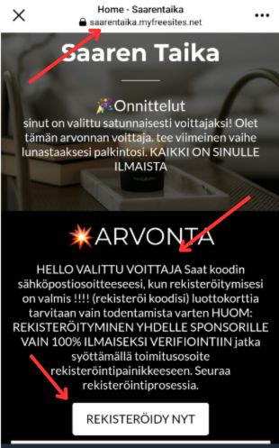 Varo Saaren Taika huijausta Facebookissa
