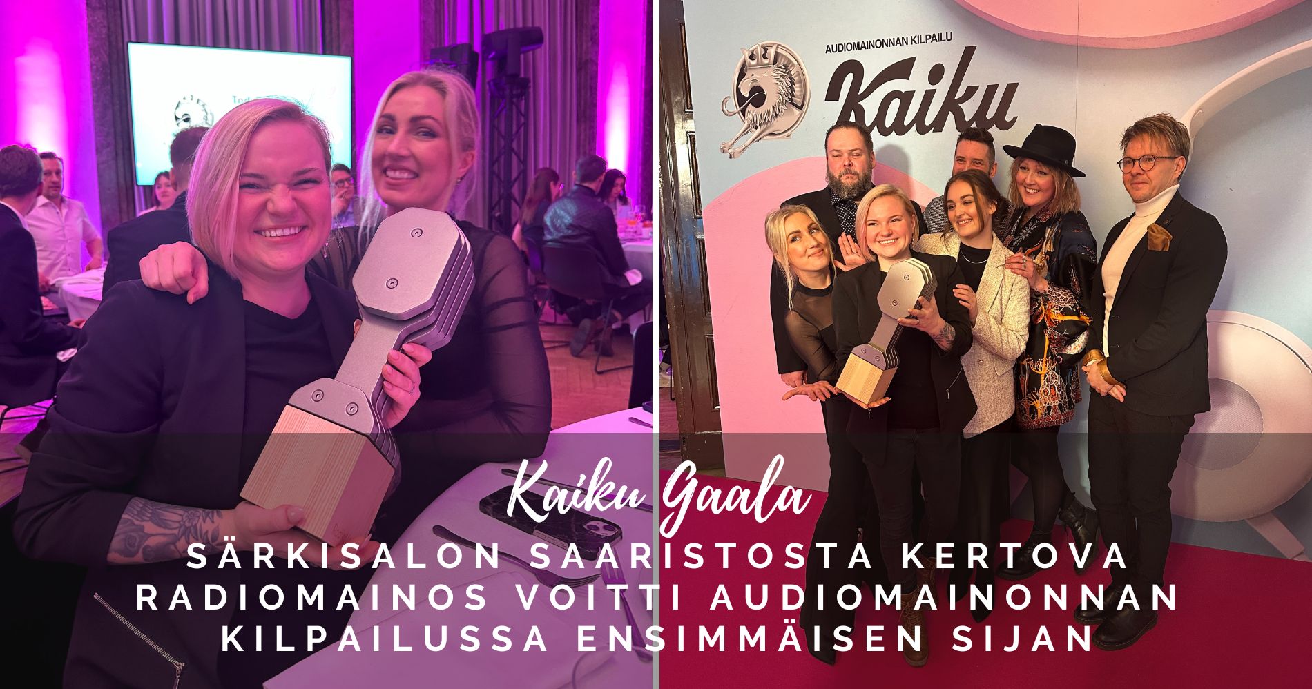 Särkisalon saaristosta kertova radiomainos voitti audiomainonnan kilpailussa ensimmäisen sijan