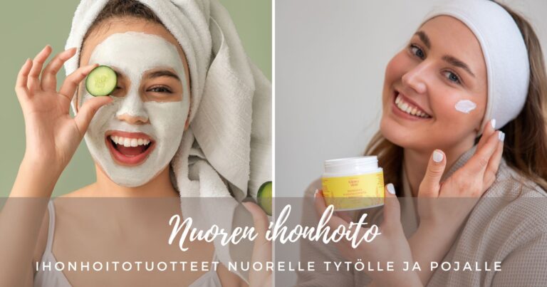 Nuoren ihonhoito, Ihonhoitotuotteet nuorelle tytölle ja pojalle