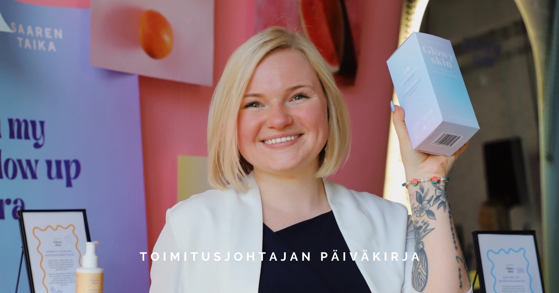 Saaren Taian toimitusjohtajan Veera Amnelin-Kylämäen kuva