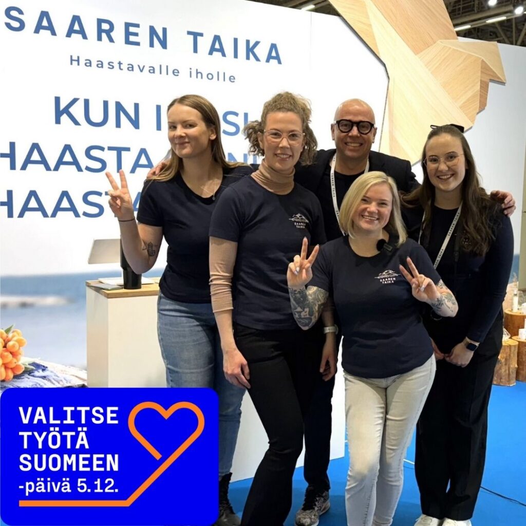 Saaren Taika avainlippu valitse työtä suomeen päivä