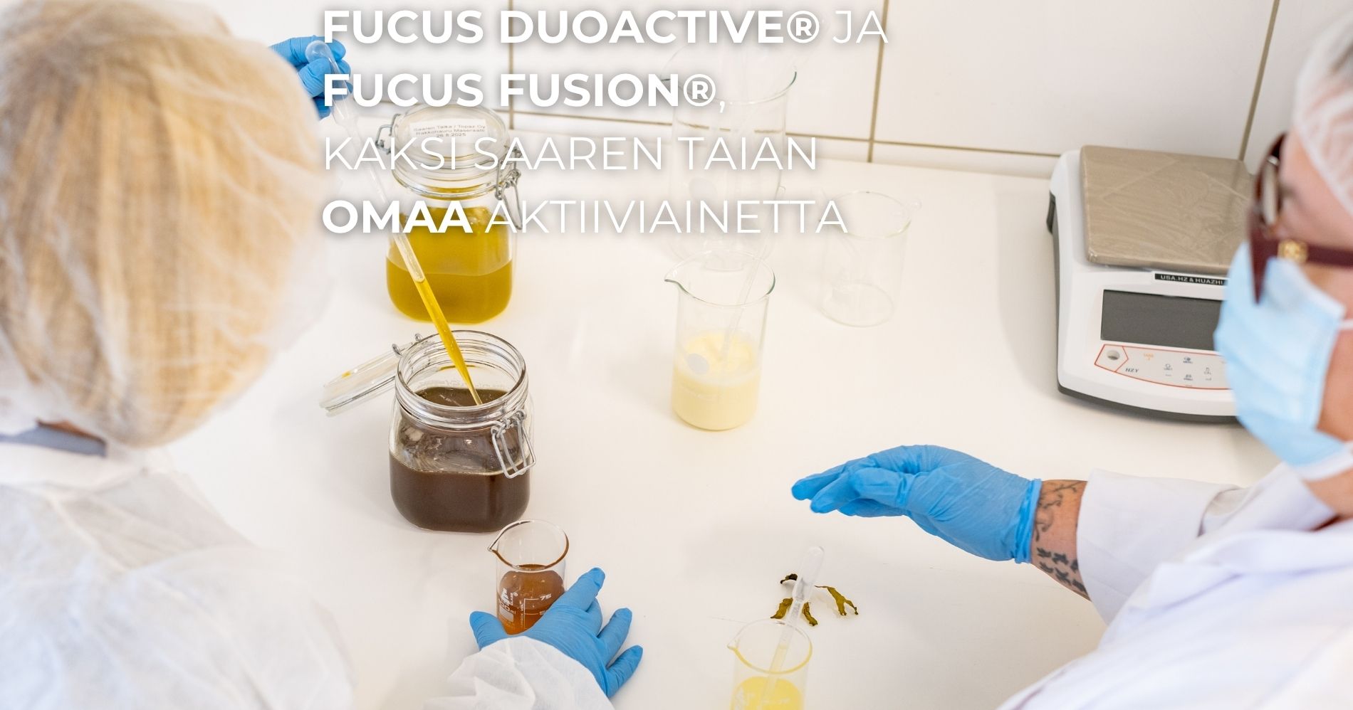 Fucus DuoActive® ja Fucus Fusion®, kaksi Saaren Taian omaa aktiiviainetta