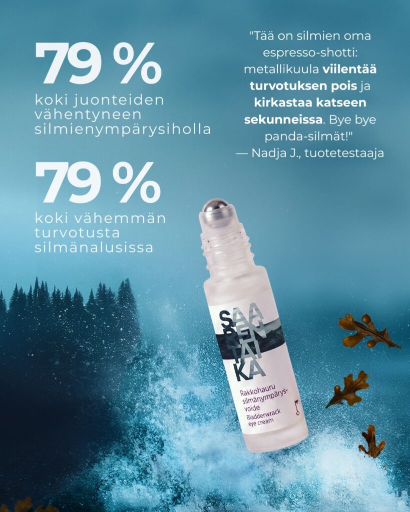 Mitä Rakkohauru silmänympärysvoide tekee ihollesi