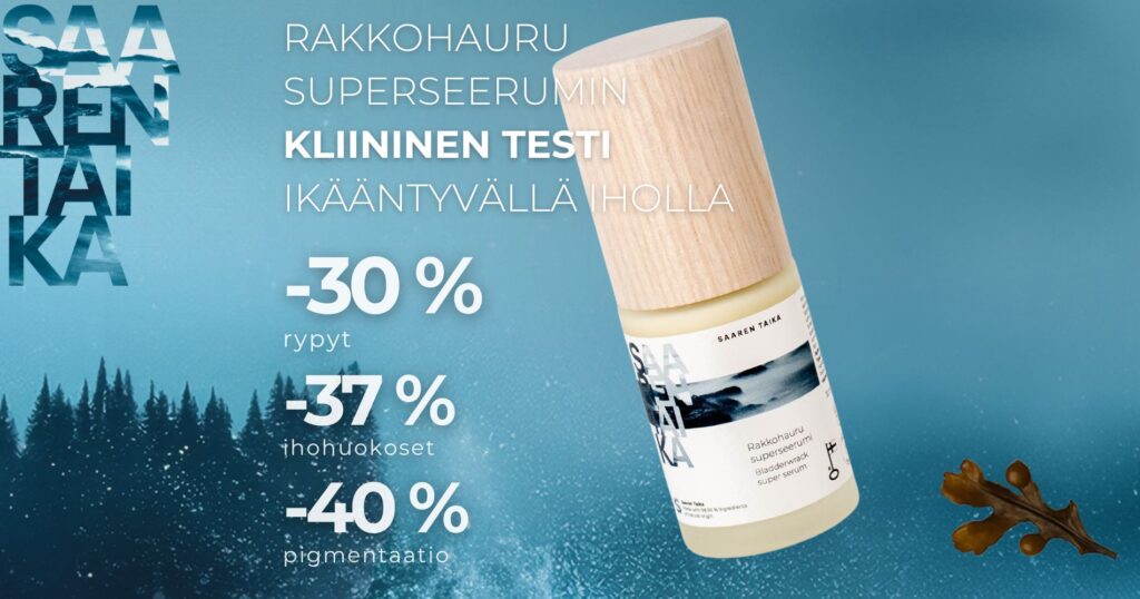 Rakkohauru Superseerumin kliininen testi ikääntyvällä iholla