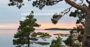 Saaren Taika Vastuullisuusraportti 2024