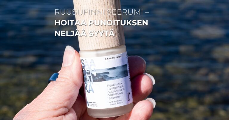 Ruusufinni seerumi – hoitaa punoituksen neljää syytä