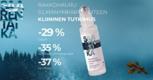 Rakkohauru silmänympärysvoiteen kliininen tutkimus