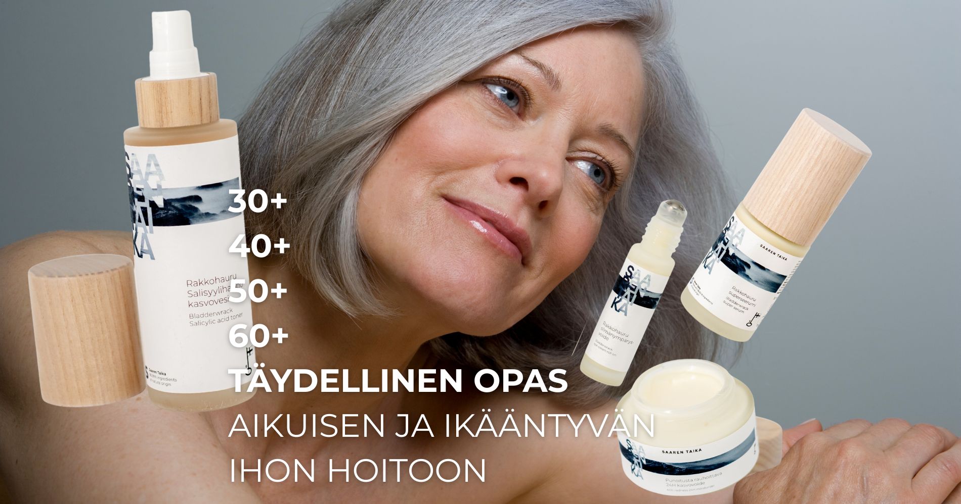 Täydellinen opas aikuisen ja ikääntyvän ihon hoitoon